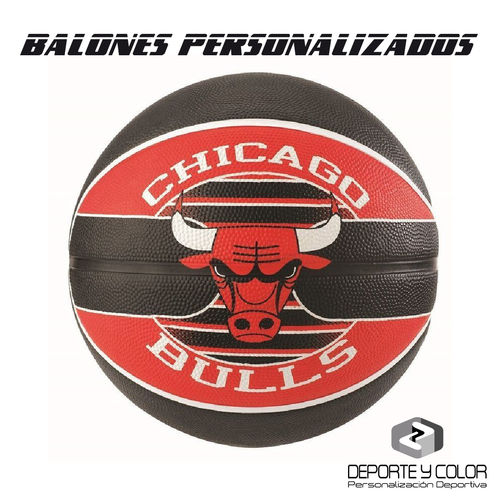 BALÓN BALONCESTO NBA TEAM CHICAGO BULLS PERSONALIZADO